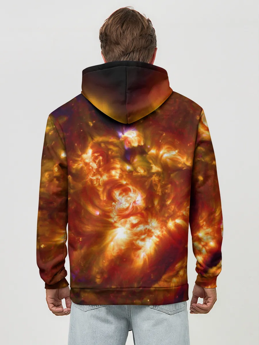 Худи мужской база хлопок / Звезда