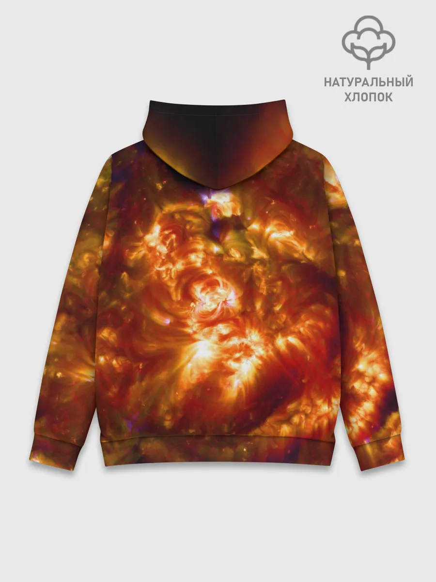 Худи мужской база хлопок / Звезда