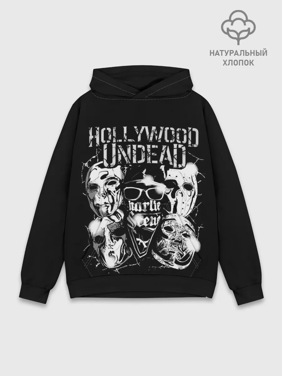 Худи мужской база хлопок / Hollywood Undead