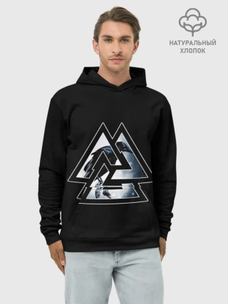 Худи мужской база хлопок / Викинги