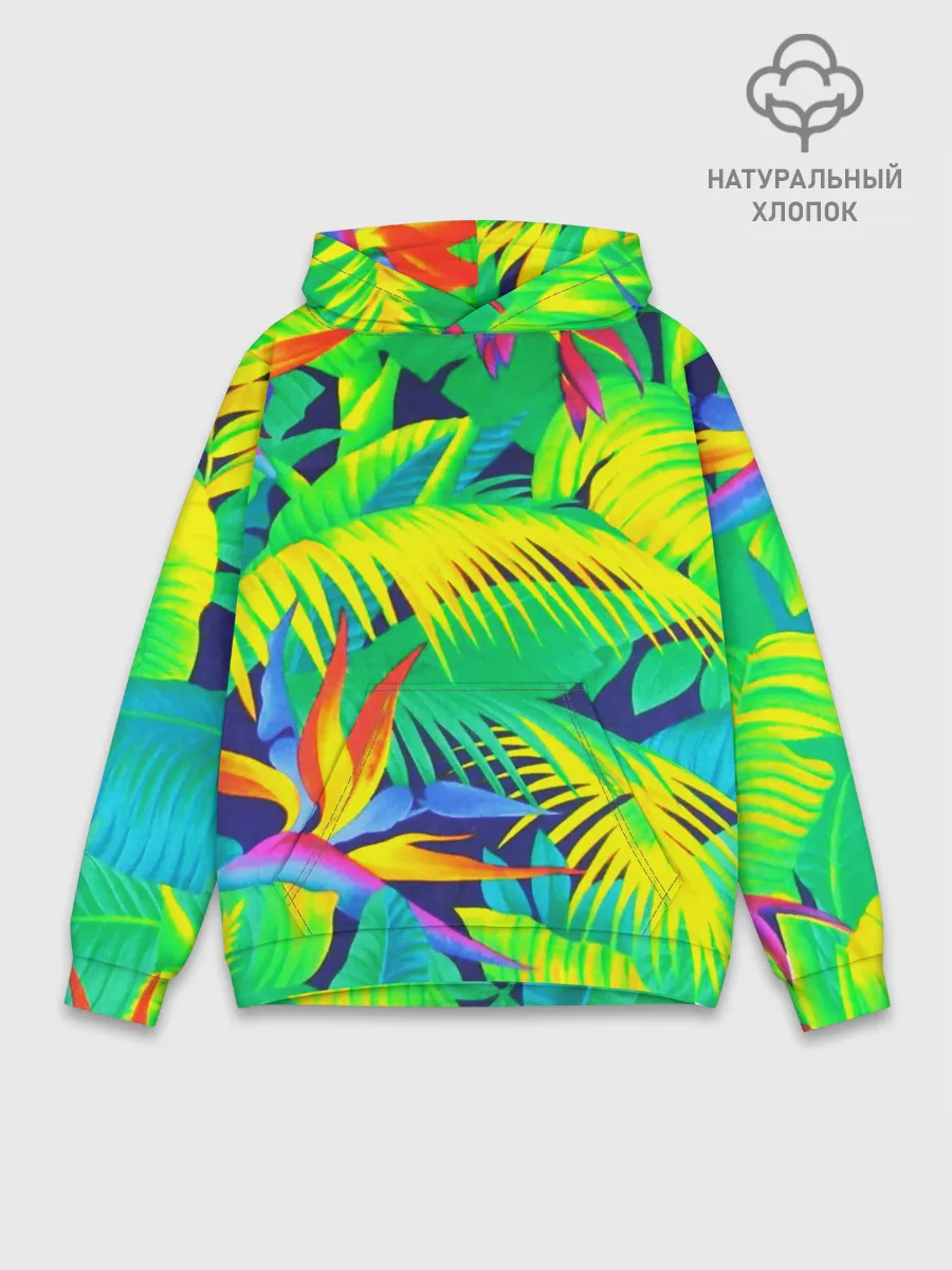 Худи мужской база хлопок / ТРОПИКИ