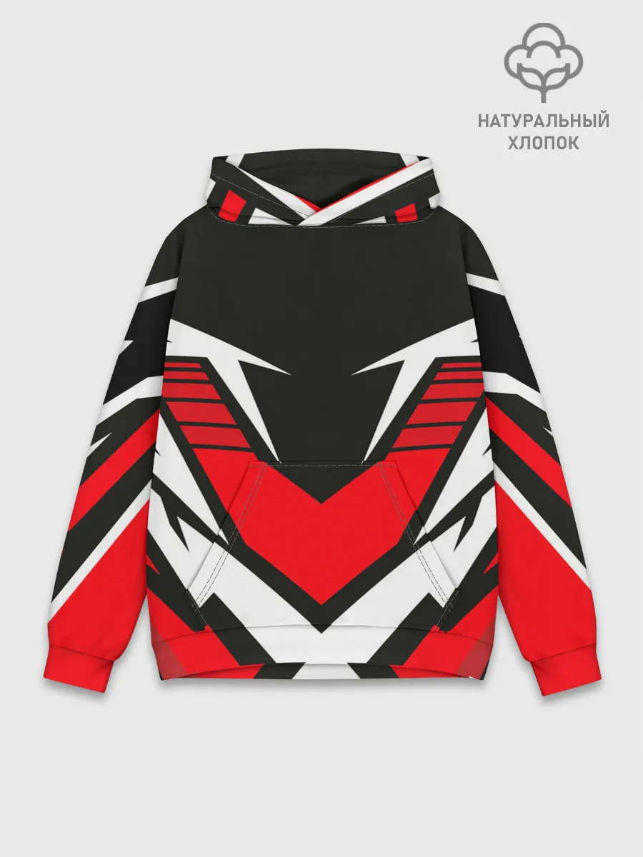 Худи мужской база хлопок / Sports geometry 4