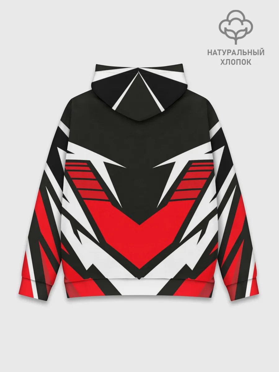 Худи мужской база хлопок / Sports geometry 4