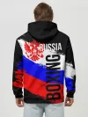 Худи мужской база хлопок / Boxing Russia Team