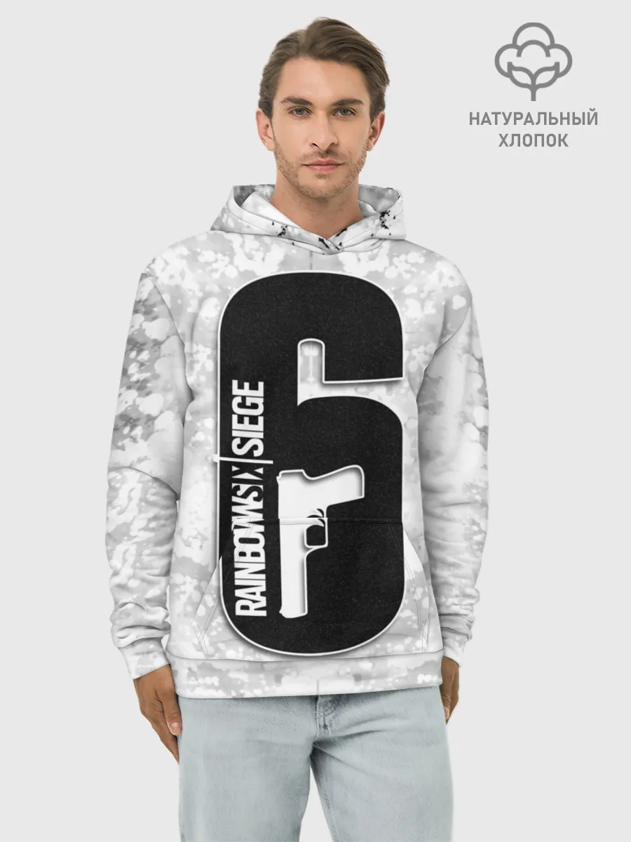 Худи мужской база хлопок / Rainbow Six | Siege.