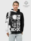 Худи мужской база хлопок / AC/DC