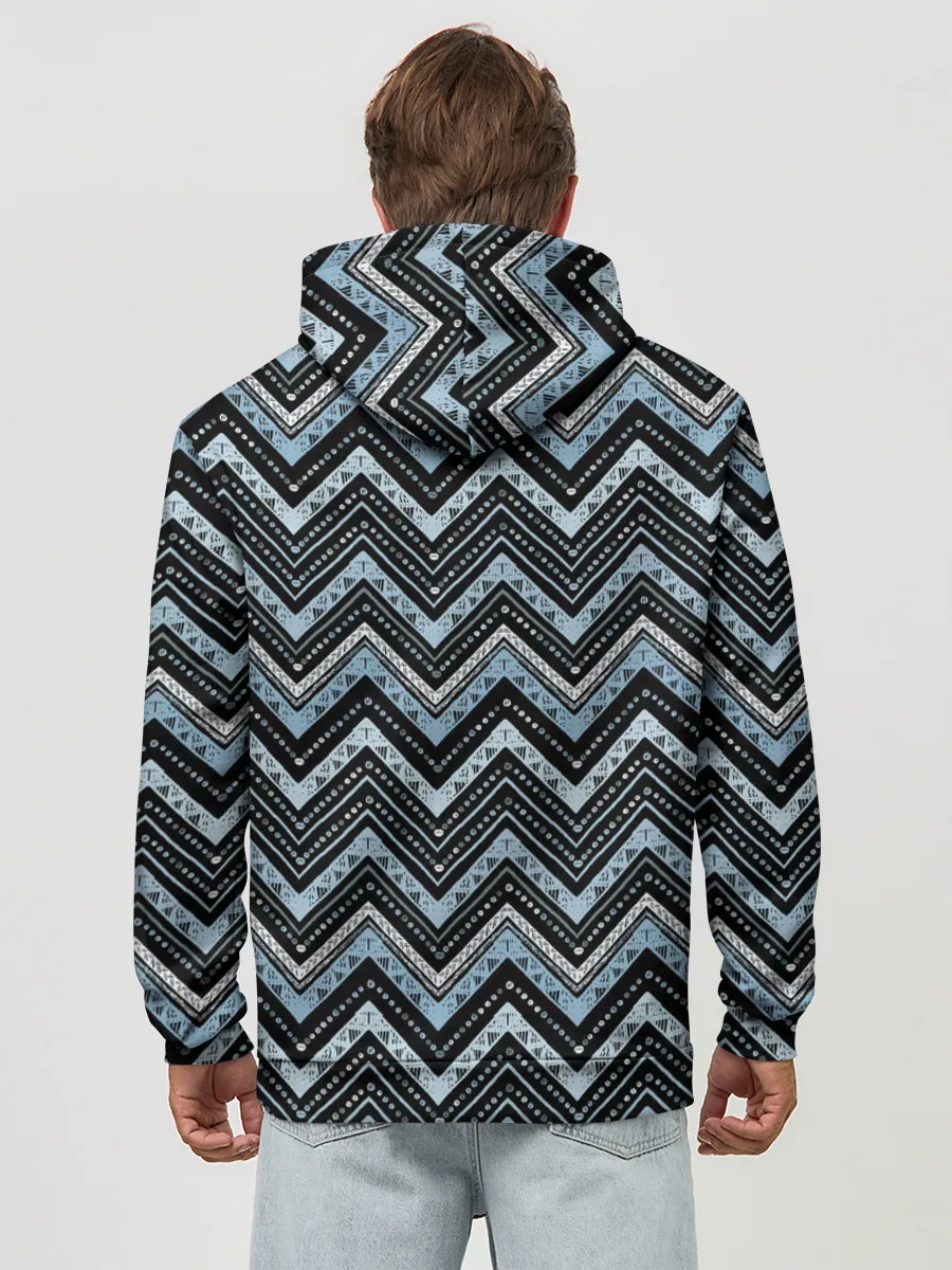 Худи мужской база хлопок / Узоры