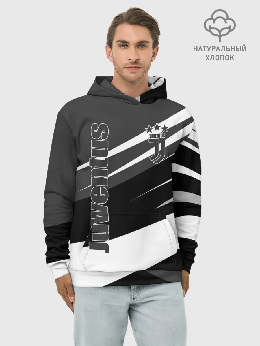 Худи мужской база хлопок / Juventus