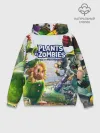 Худи мужской база хлопок / Plants vs Zombies.
