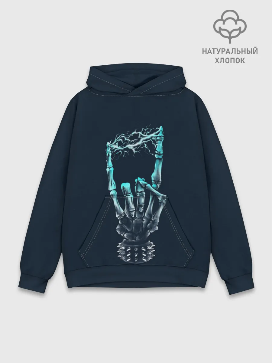 Худи мужской база хлопок / Rock