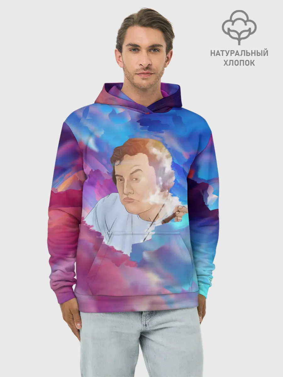 Худи мужской база хлопок / ИЛОН МАСК