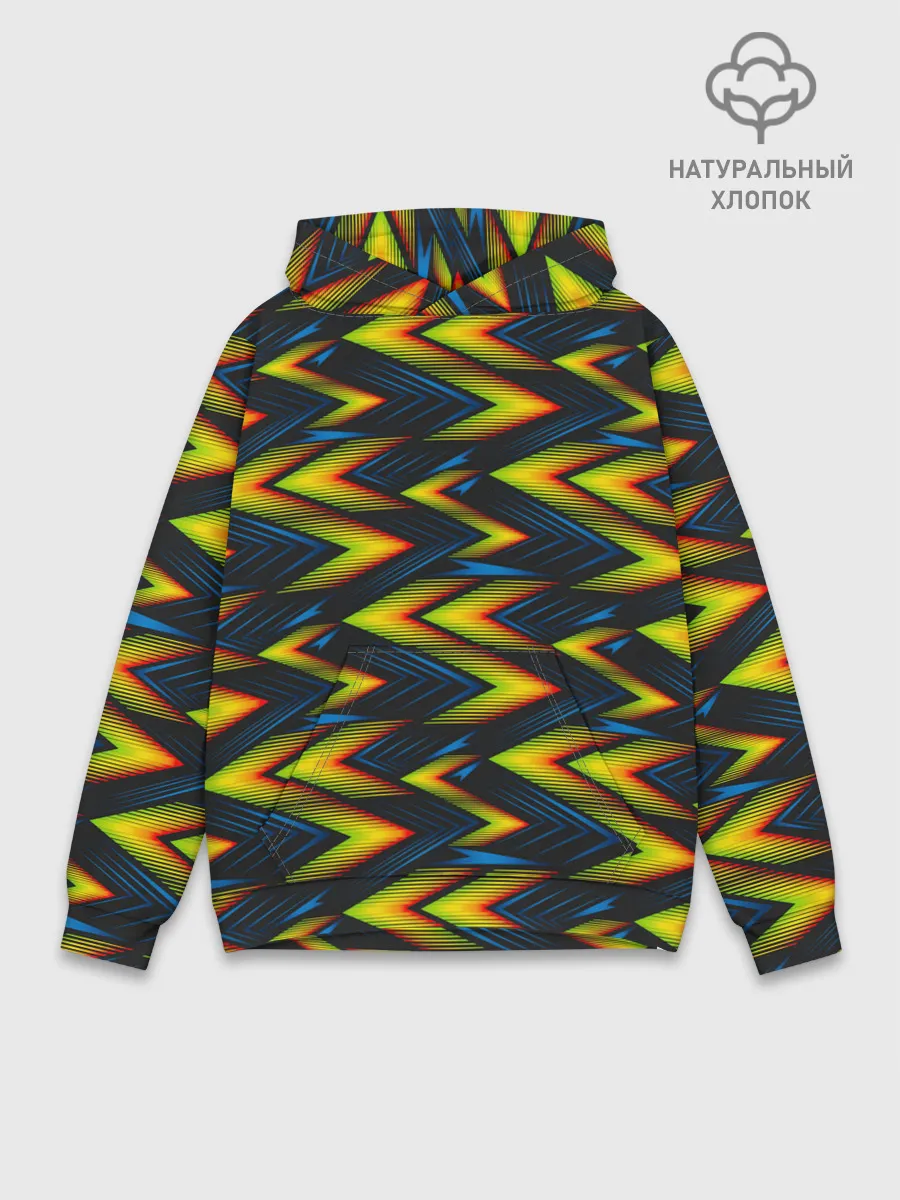 Худи мужской база хлопок / ZigZag