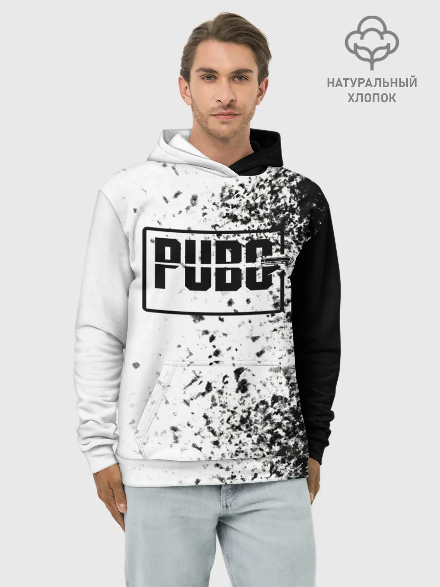 Худи мужской база хлопок / PUBG.