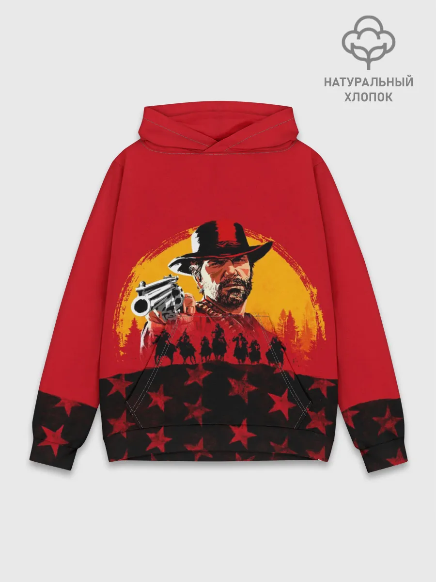 Худи мужской база хлопок / Red Dead Redemption 2