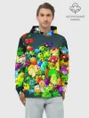 Худи мужской база хлопок / Plants vs. Zombies