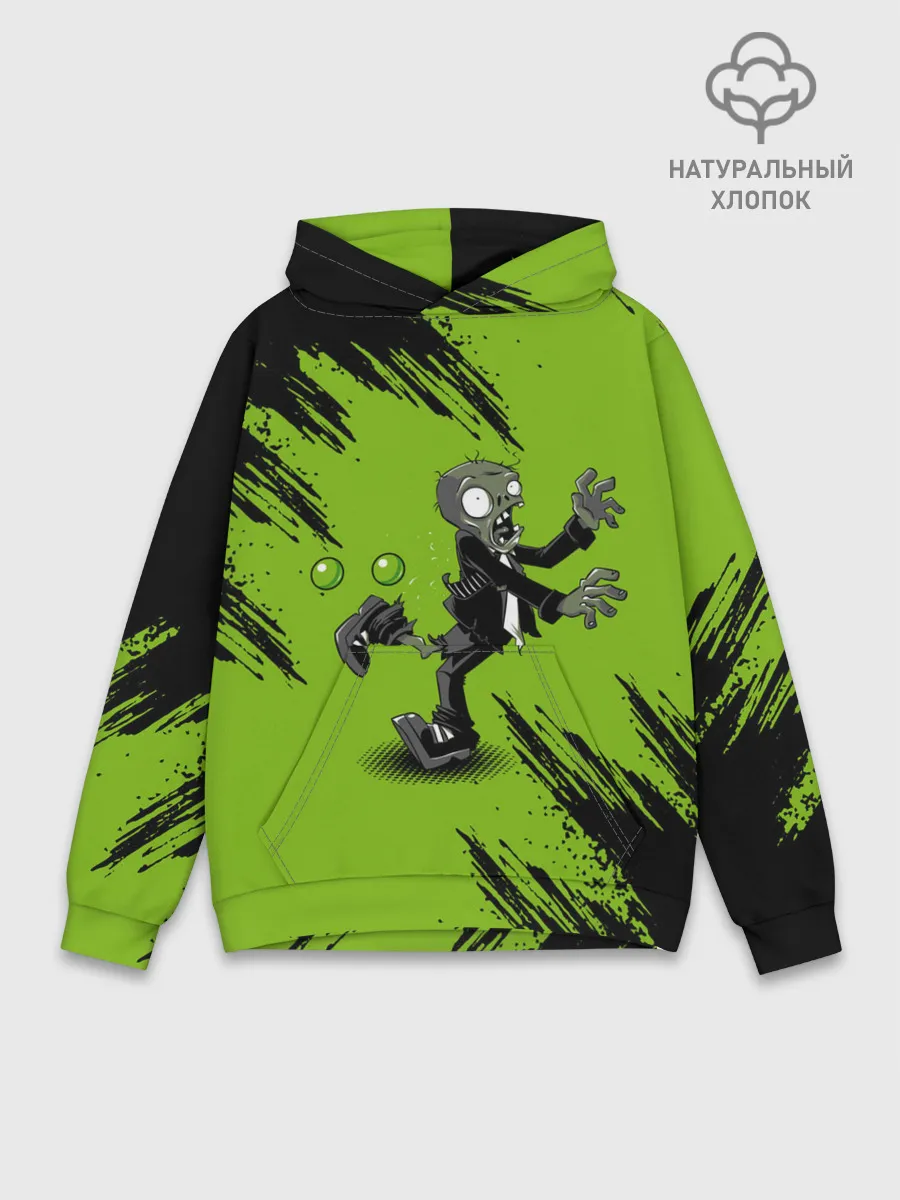 Худи мужской база хлопок / Plants vs. Zombies