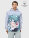 Худи мужской база хлопок / Hatsune Miku. Winter
