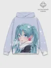 Худи мужской база хлопок / Hatsune Miku. Winter