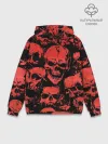 Худи мужской база хлопок / Skulls pattern