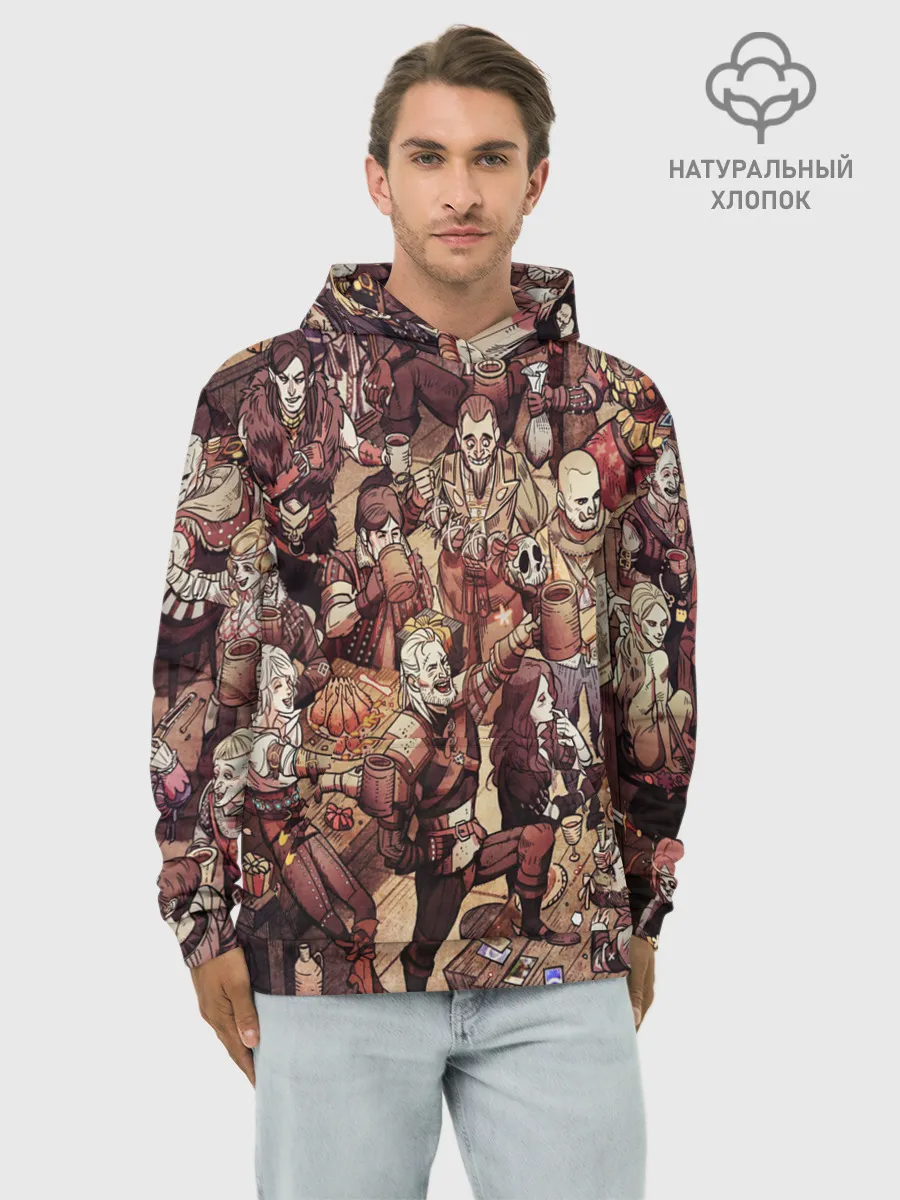 Худи мужской база хлопок / Ведьмак