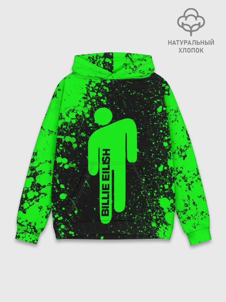 Худи мужской база хлопок / BILLIE EILISH