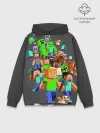 Худи мужской база хлопок / MINECRAFT ONLINE