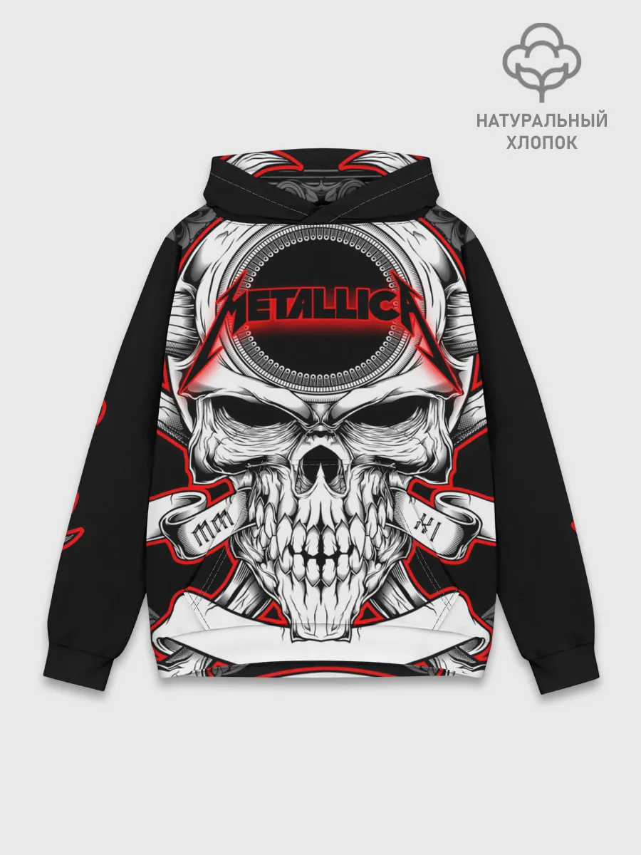 Худи мужской база хлопок / Metallica
