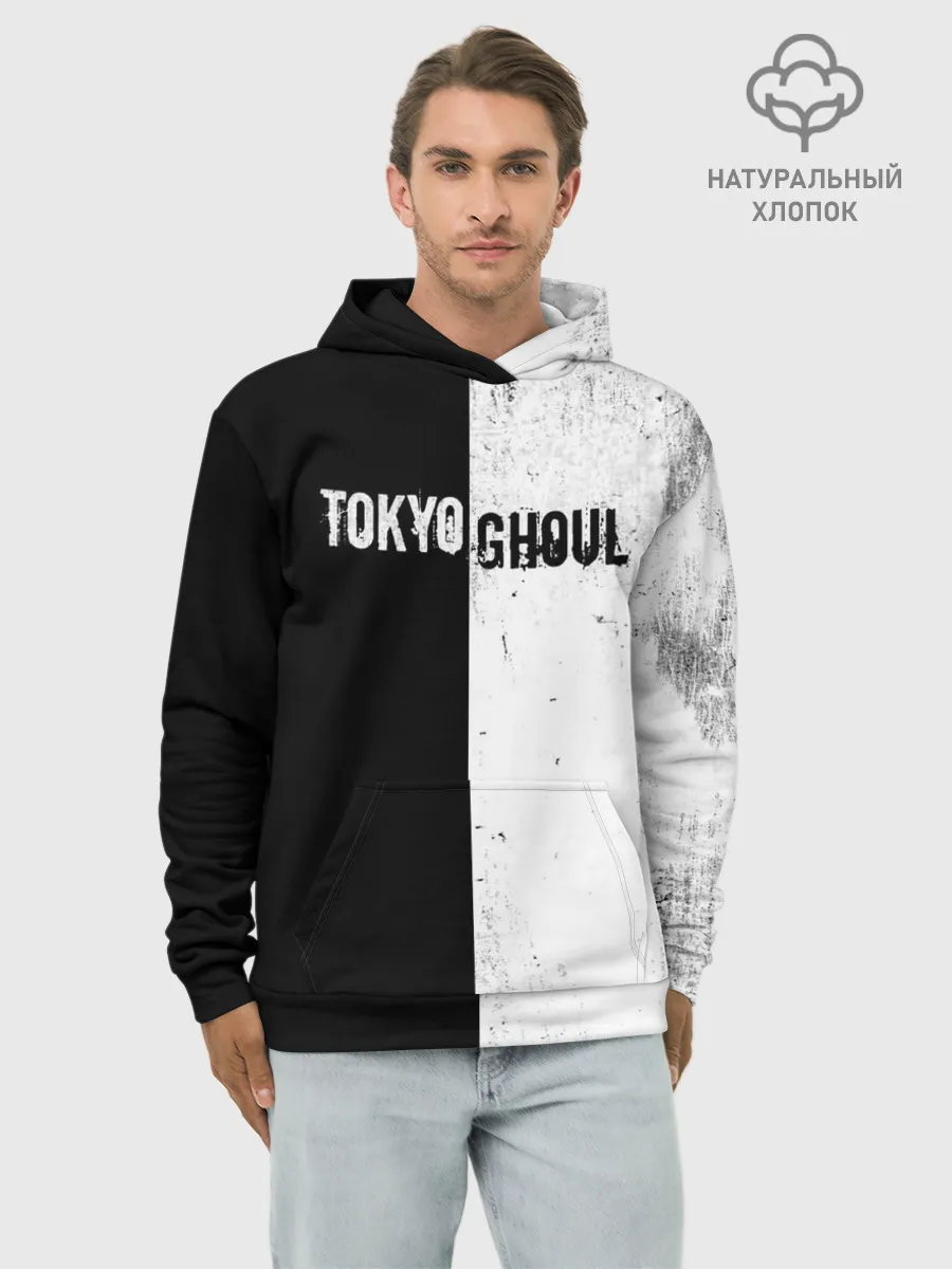 Худи мужской база хлопок / Токийский гуль