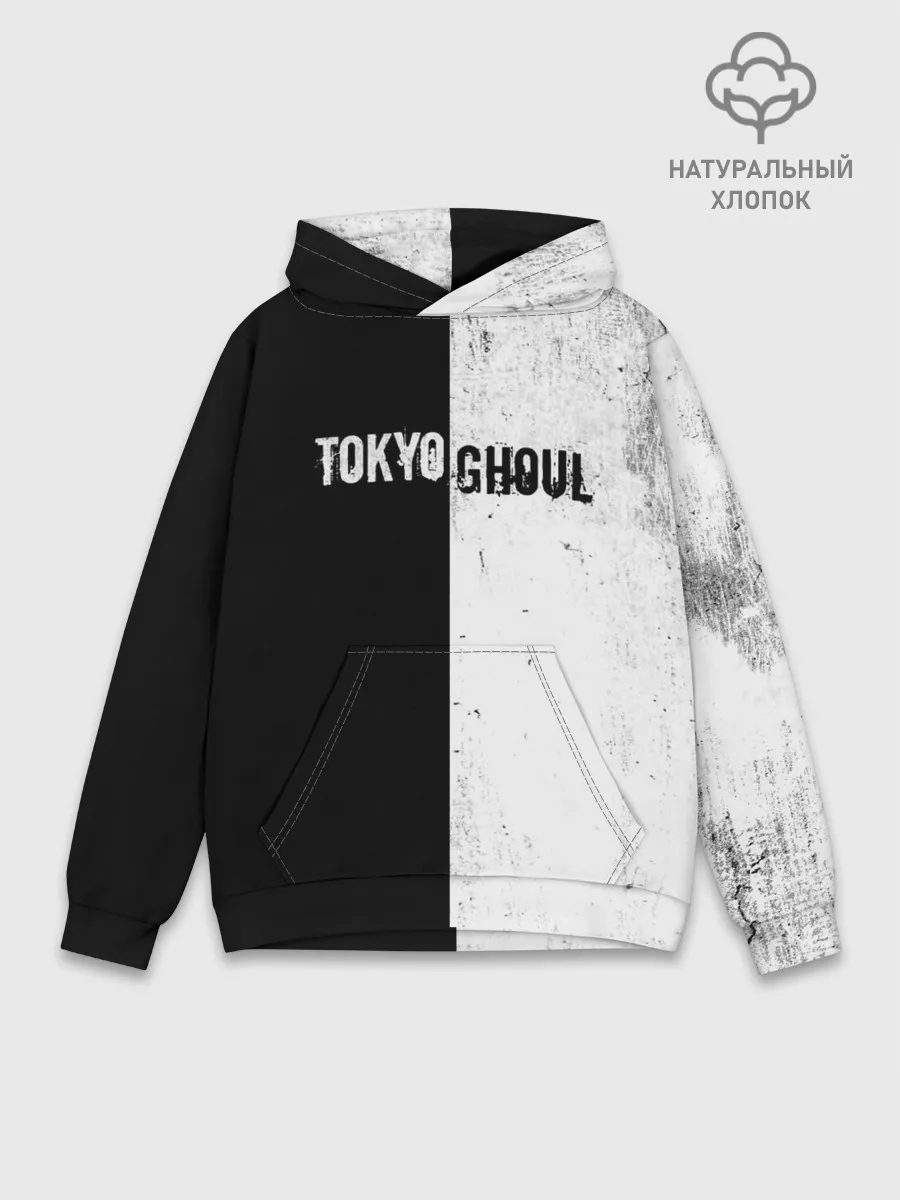 Худи мужской база хлопок / Токийский гуль