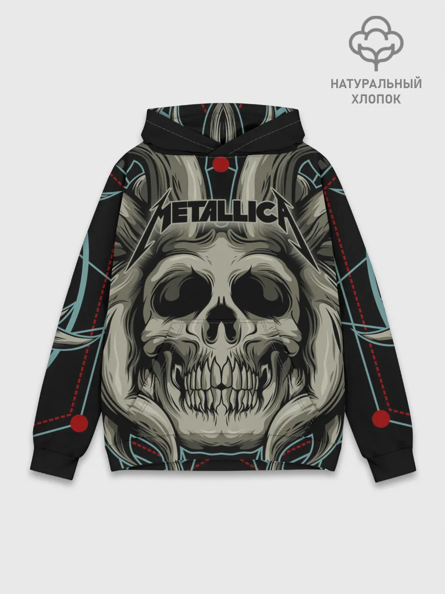 Худи мужской база хлопок / Metallica