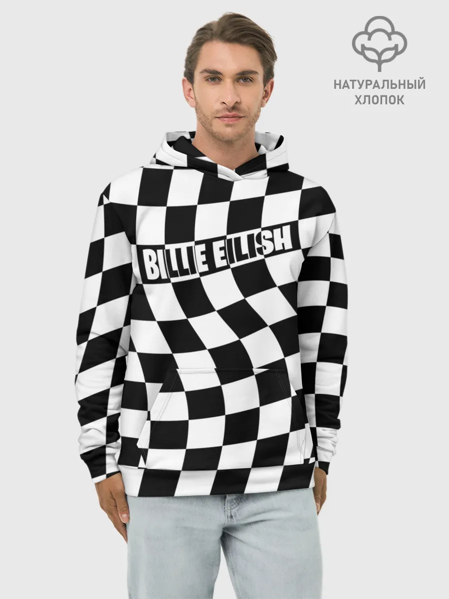 Худи мужской база хлопок / BILLIE EILISH