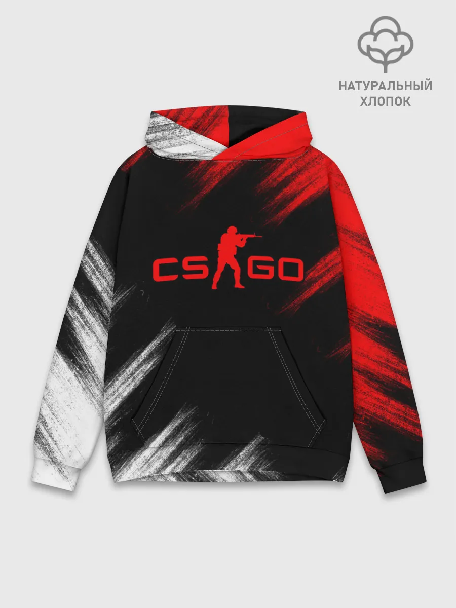 Худи мужской база хлопок / Counter Strike