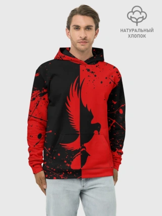 Худи мужской база хлопок / HOLLYWOOD UNDEAD