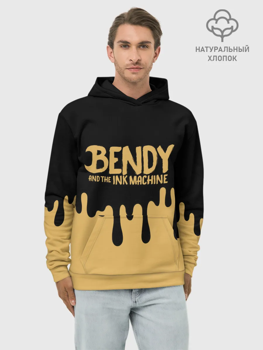 Худи мужской база хлопок / Bendy And The Ink Machine