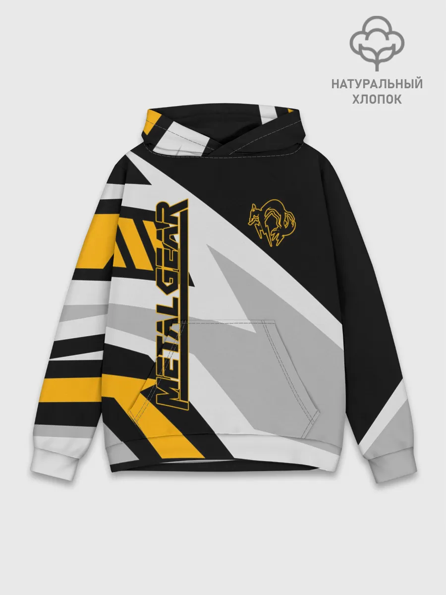 Худи мужской база хлопок / Metal Gear