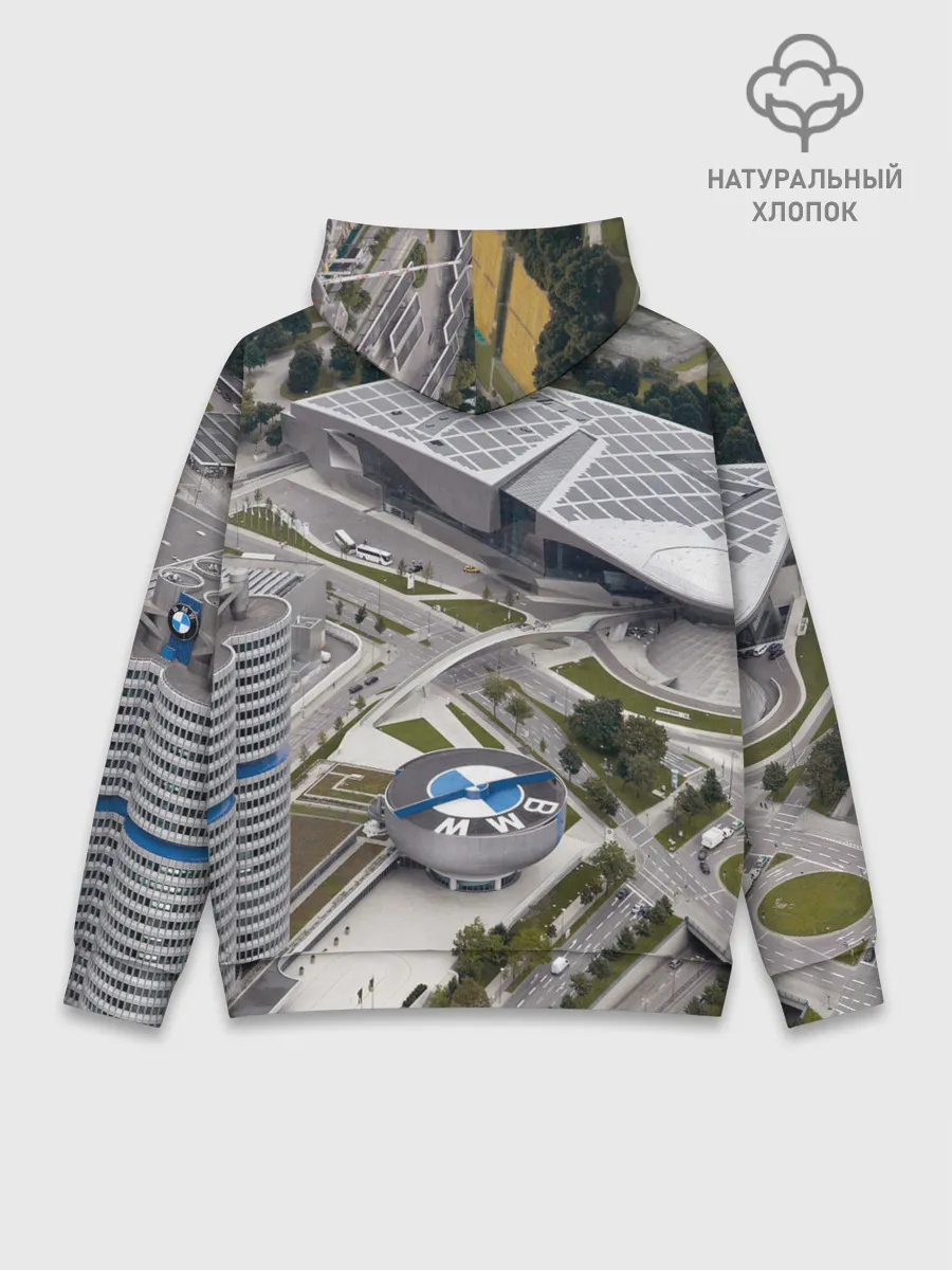Худи мужской база хлопок / BMW city
