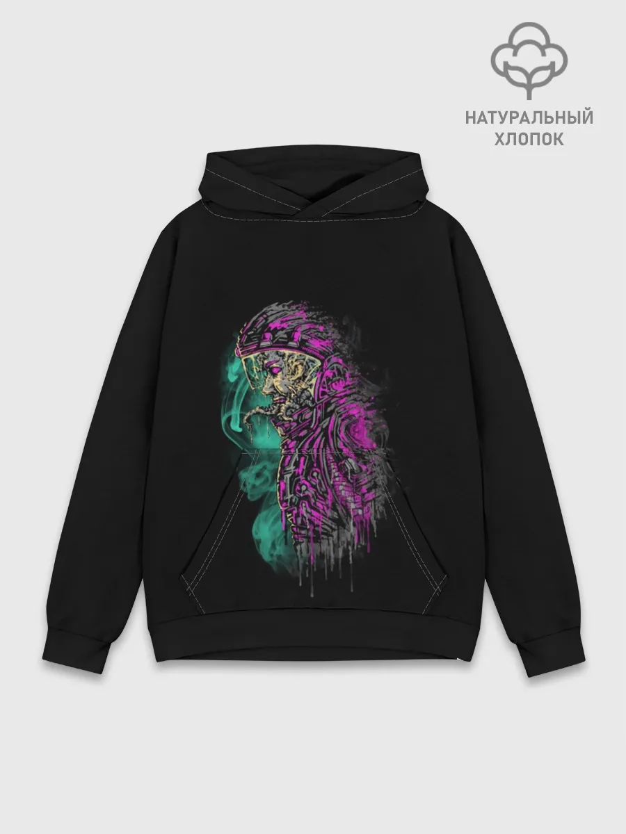 Худи мужской база хлопок / Зараженный Астронавт