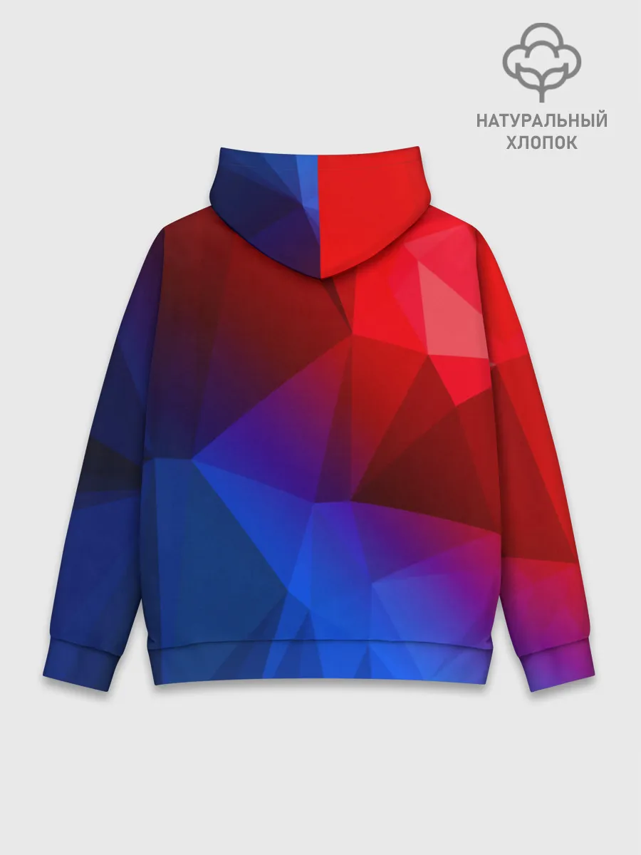 Худи мужской база хлопок / RED&BLUE