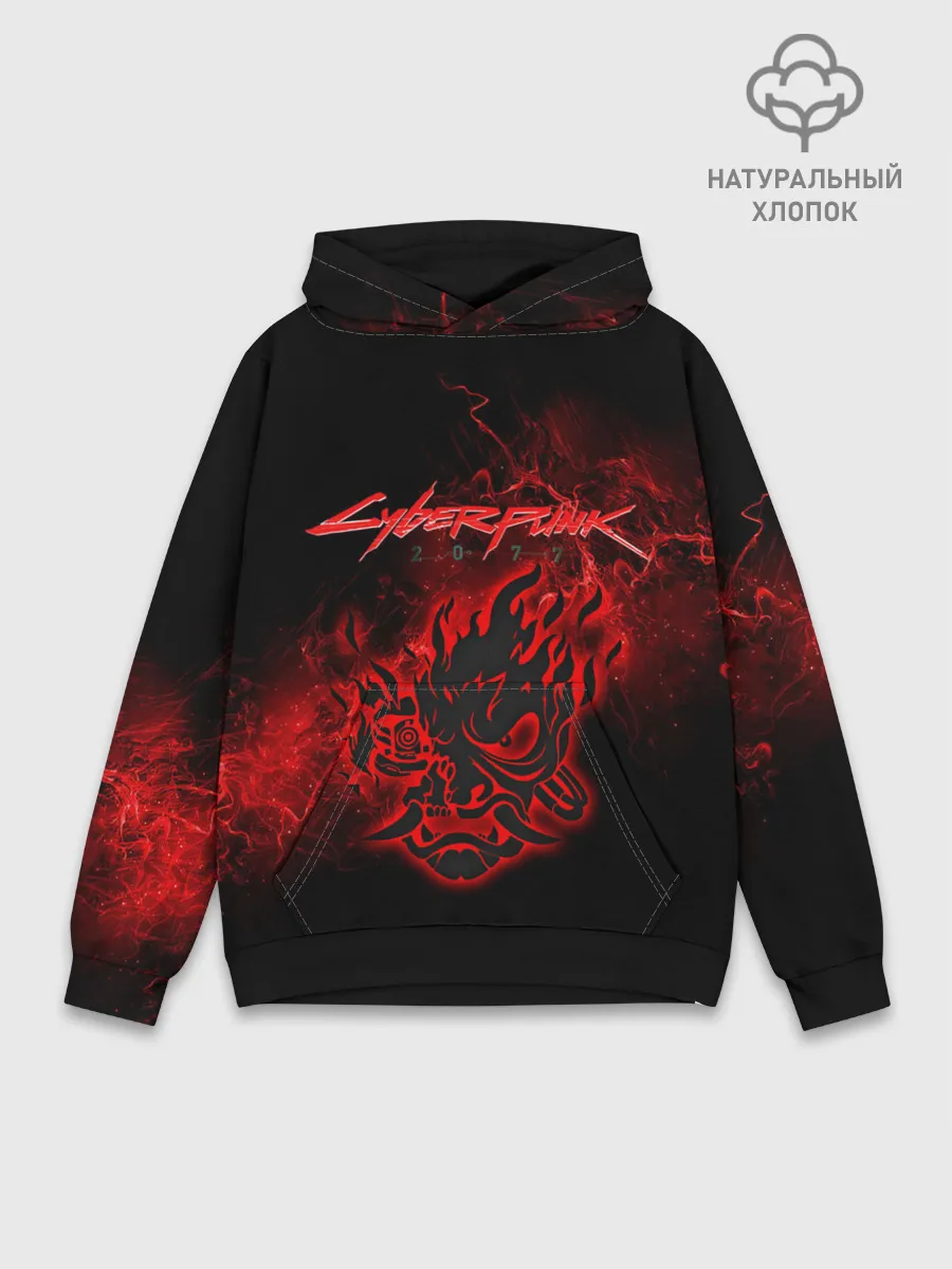 Худи мужской база хлопок / Cyberpunk 2077.