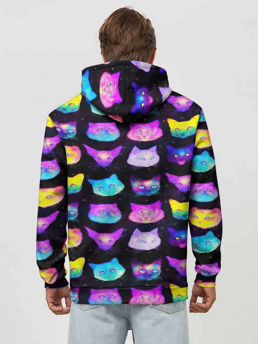 Худи мужской база хлопок / КОТО КОСМОС