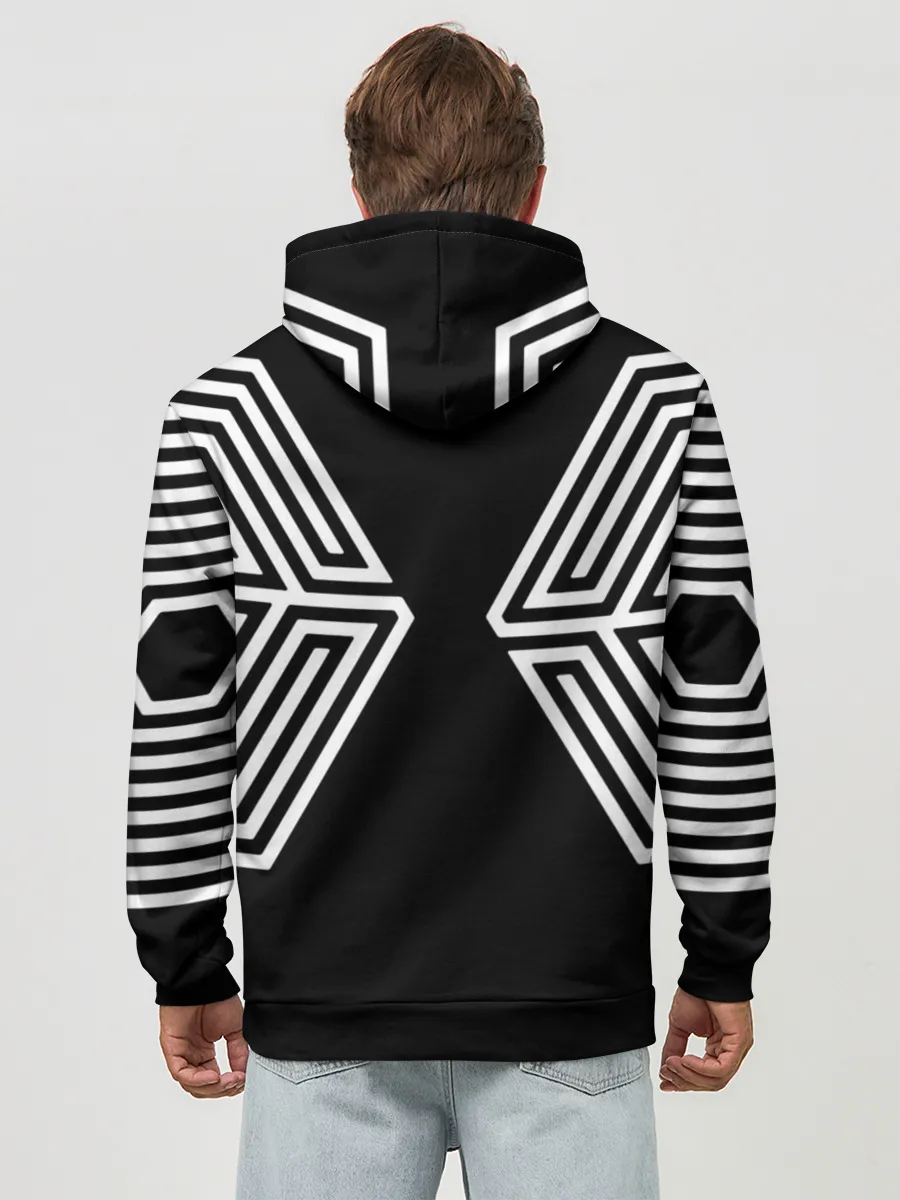 Худи мужской база хлопок / EXO