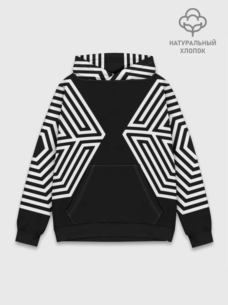 Худи мужской база хлопок / EXO