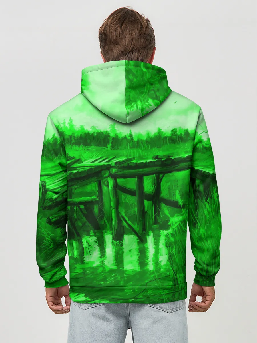 Худи мужской база хлопок / Stalker