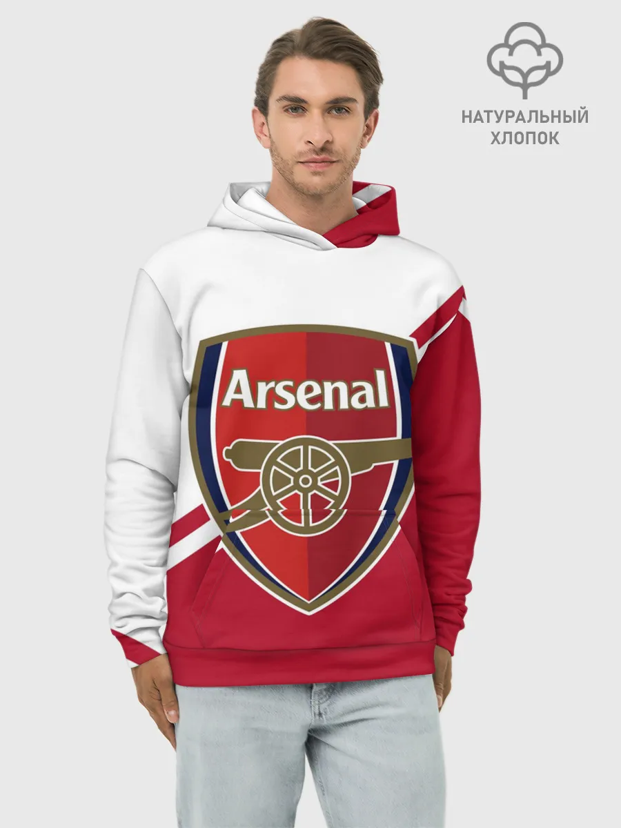 Худи мужской база хлопок / Arsenal FC