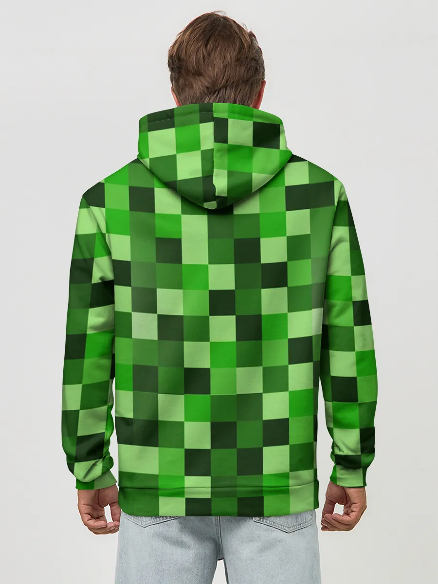 Худи мужской база хлопок / MINECRAFT