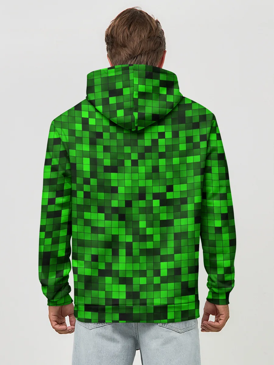 Худи мужской база хлопок / MINECRAFT