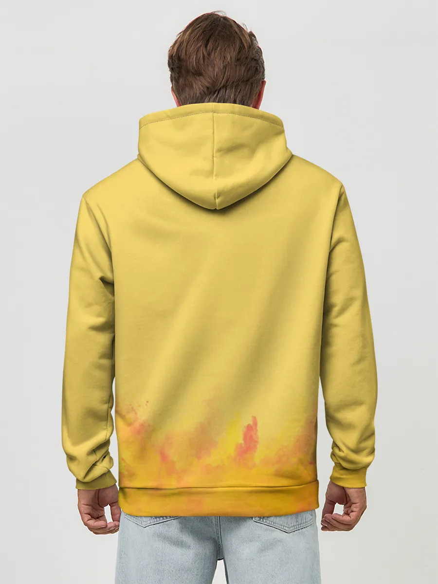 Худи мужской база хлопок / Гимнастика на полотнах