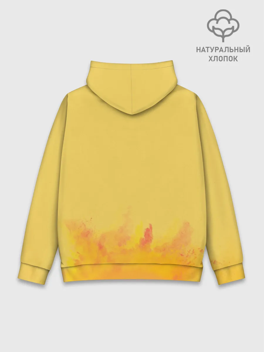 Худи мужской база хлопок / Гимнастика на полотнах