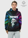 Худи мужской база хлопок / Fortnite x Marshmallow.