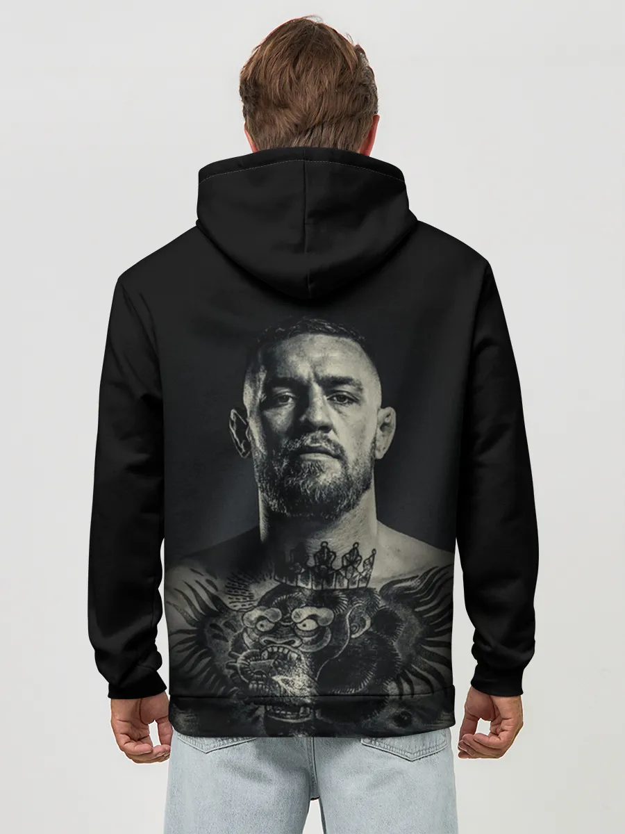 Худи мужской база хлопок / Конор Макгрегор